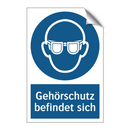 Gehörschutz befindet sich