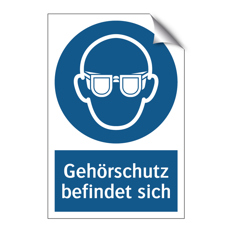 Gehörschutz befindet sich