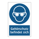 Gehörschutz befindet sich