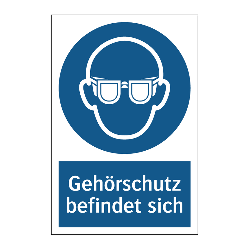 Gehörschutz befindet sich