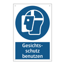 Gesichts- schutz benutzen