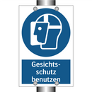 Gesichts- schutz benutzen