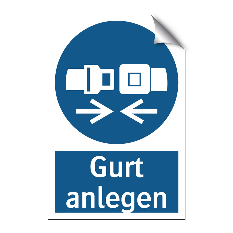 Gurt anlegen