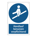 Handlauf benutzen verpflichtend