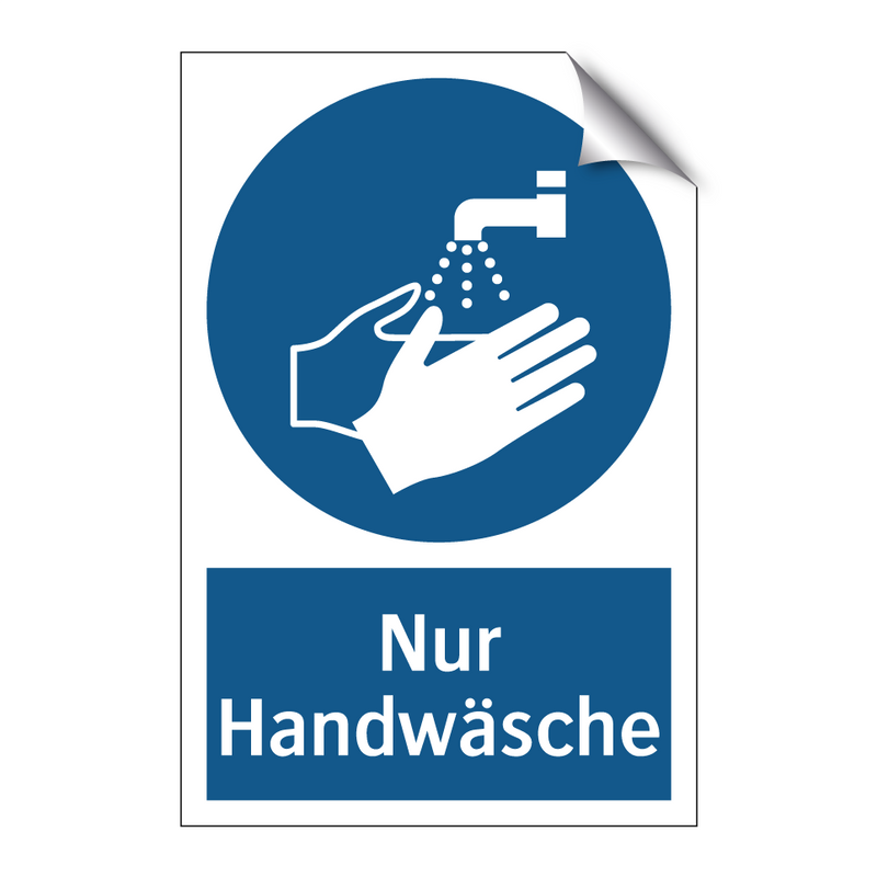 Nur Handwäsche
