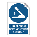 Handbremse beim Abstellen benutzen