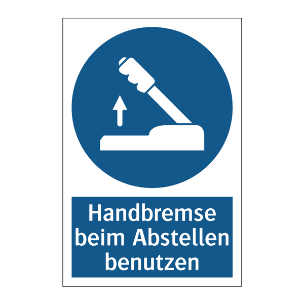 Handbremse beim Abstellen benutzen