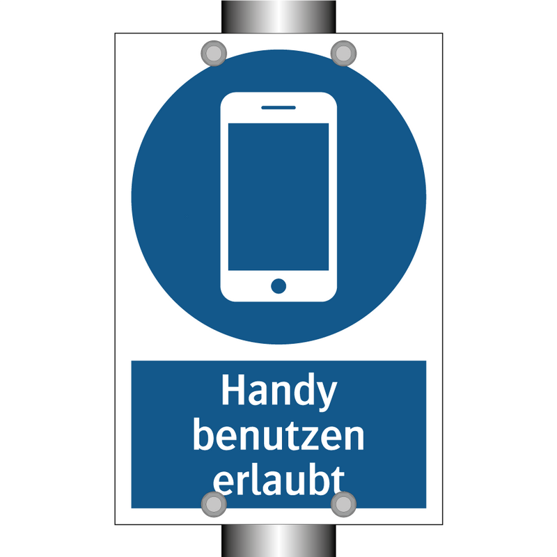 Handy benutzen erlaubt