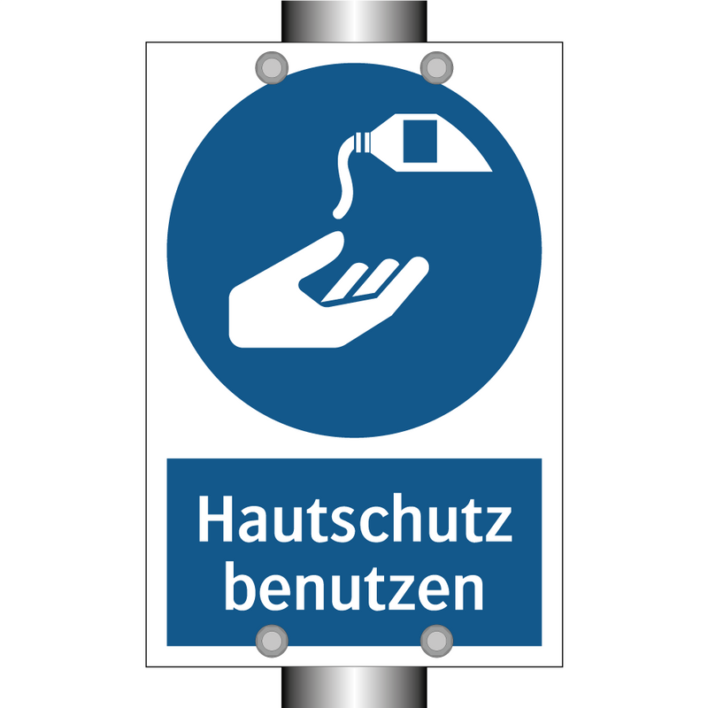 Hautschutz benutzen