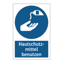 Hautschutz- mittel benutzen