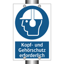 Kopf- und Gehörschutz erforderlich