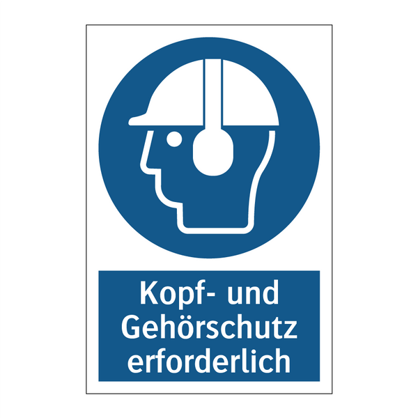 Kopf- und Gehörschutz erforderlich