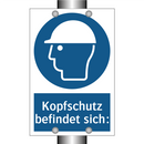 Kopfschutz befindet sich: