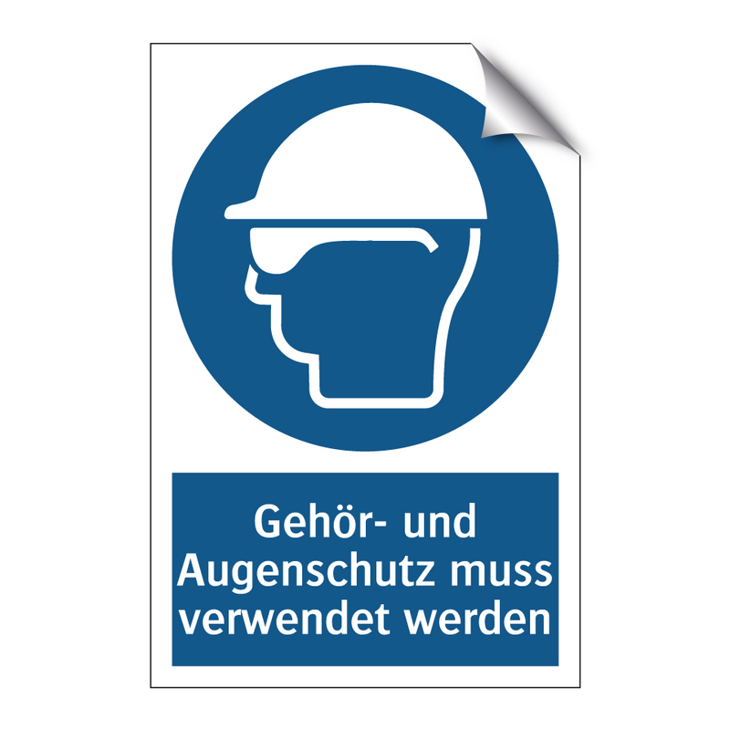 Gehör- und Augenschutz muss verwendet werden