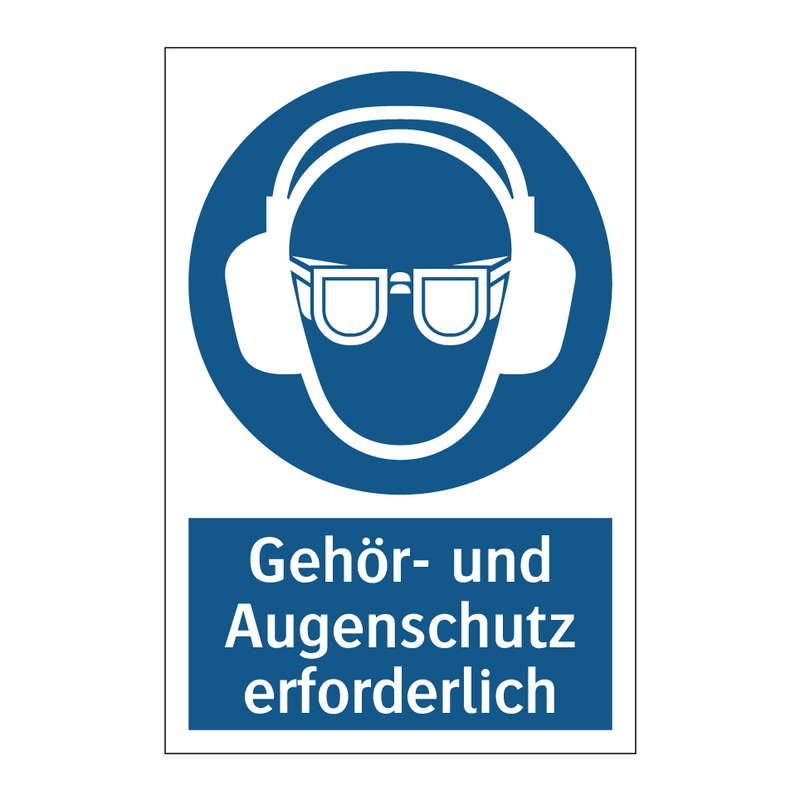Gehör- und Augenschutz erforderlich