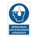 Gehörschutz und Schutzhelm erforderlich