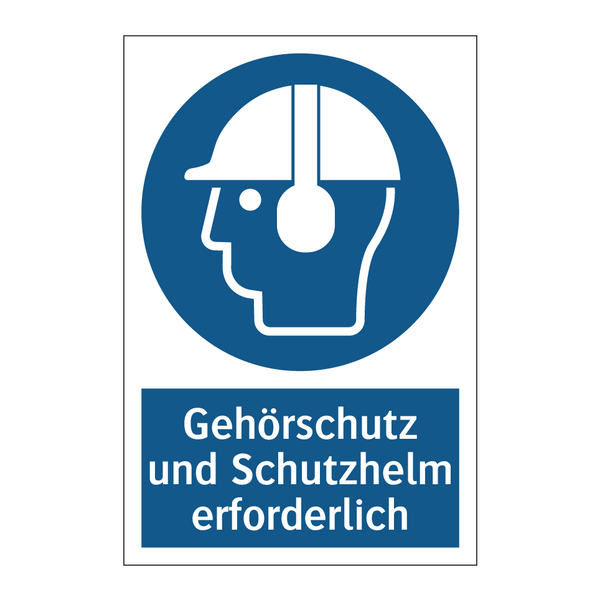 Gehörschutz und Schutzhelm erforderlich