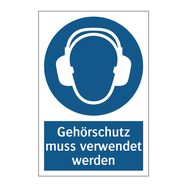 Gehörschutz muss verwendet werden