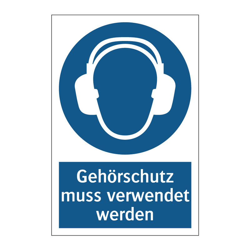 Gehörschutz muss verwendet werden