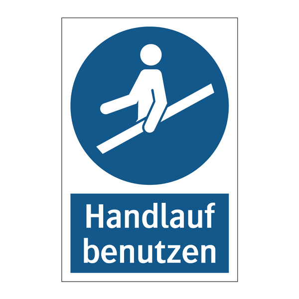 Handlauf benutzen