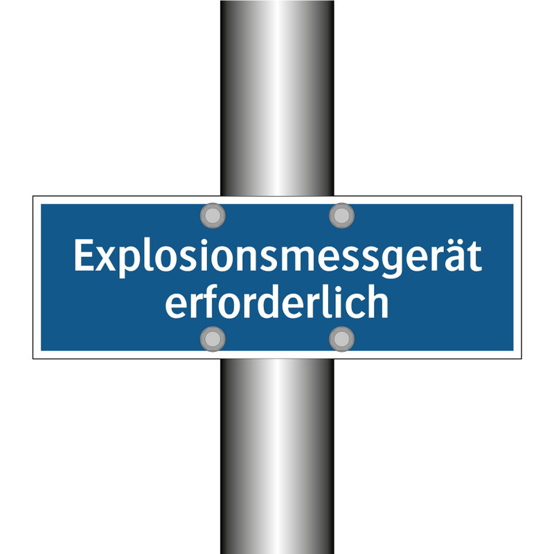 Explosionsmessgerät erforderlich