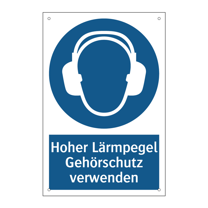 Hoher Lärmpegel Gehörschutz verwenden