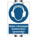 Hoher Lärmpegel Gehörschutz verwenden
