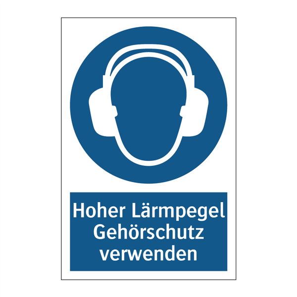 Hoher Lärmpegel Gehörschutz verwenden