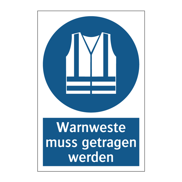 Warnweste muss getragen werden