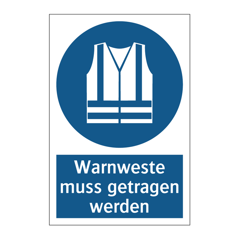 Warnweste muss getragen werden