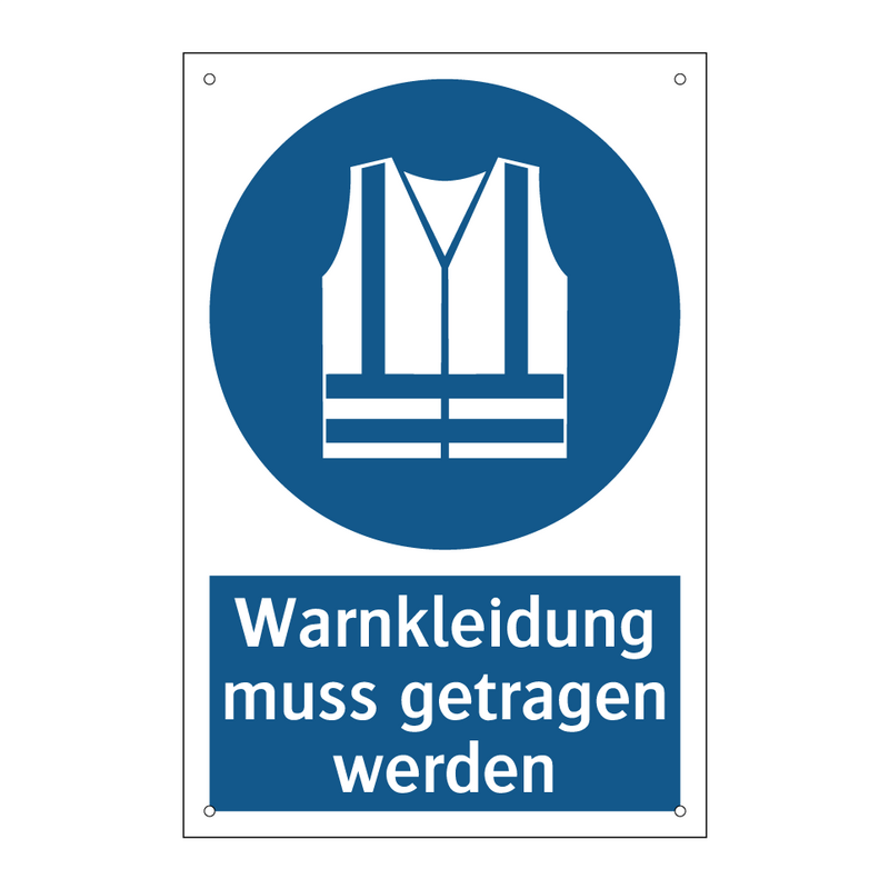 Warnkleidung muss getragen werden