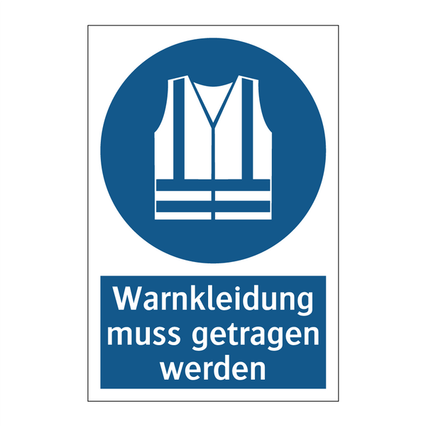 Warnkleidung muss getragen werden