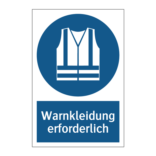 Warnkleidung erforderlich