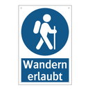 Wandern erlaubt