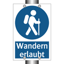 Wandern erlaubt