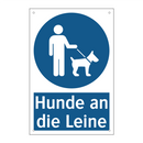 Hunde an die Leine