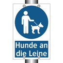 Hunde an die Leine
