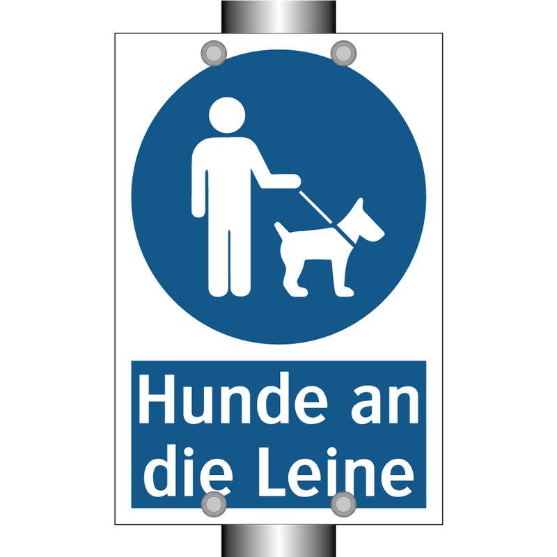 Hunde an die Leine