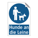 Hunde an die Leine