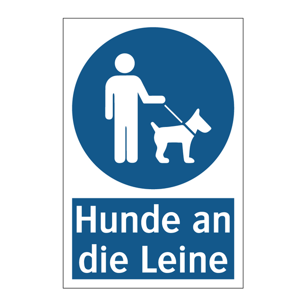 Hunde an die Leine
