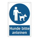 Hunde bitte anleinen