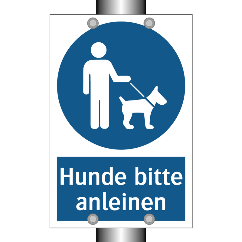 Hunde bitte anleinen