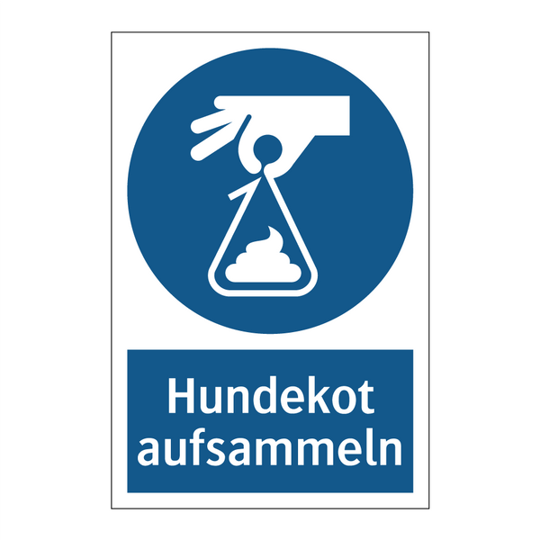 Hundekot aufsammeln
