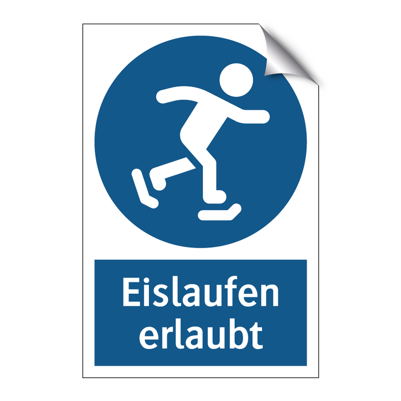 Eislaufen erlaubt
