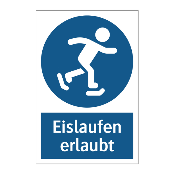 Eislaufen erlaubt
