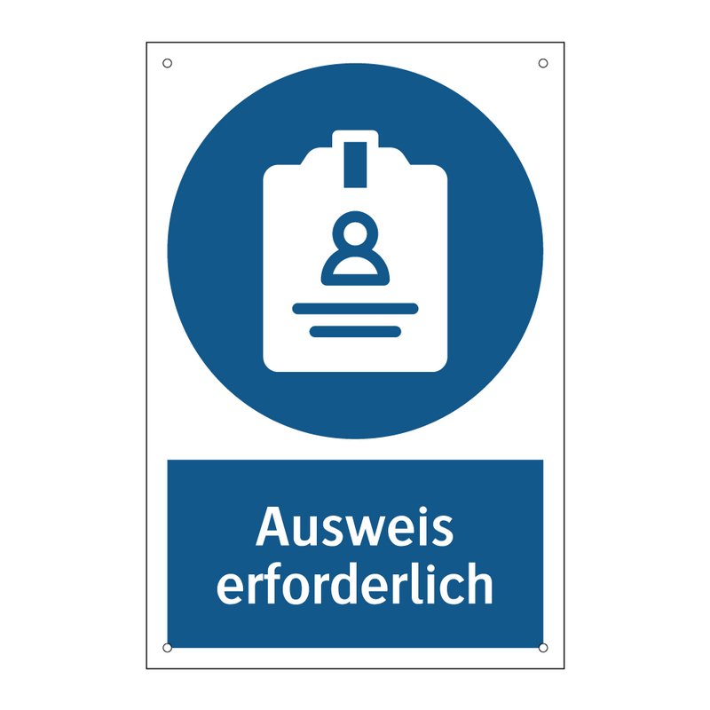 Ausweis erforderlich