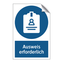 Ausweis erforderlich