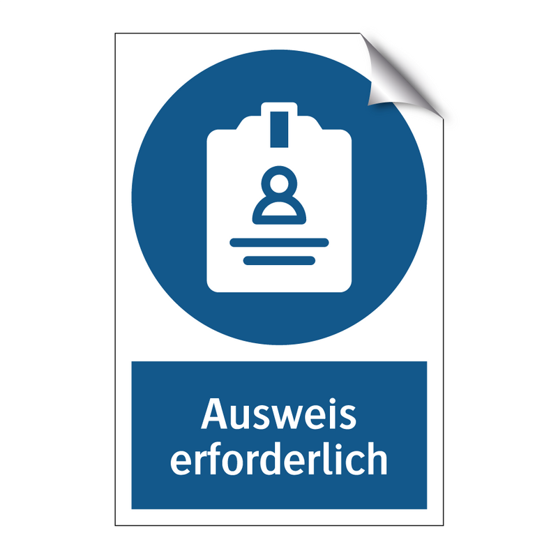 Ausweis erforderlich