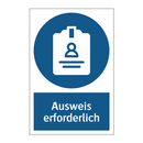 Ausweis erforderlich