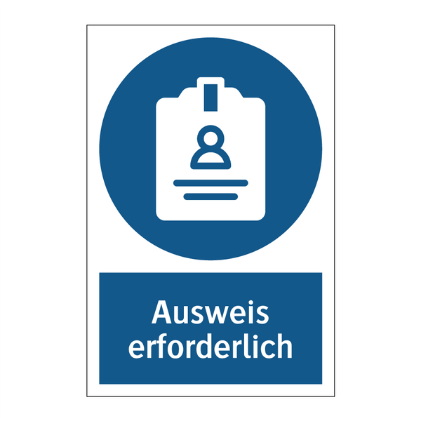 Ausweis erforderlich